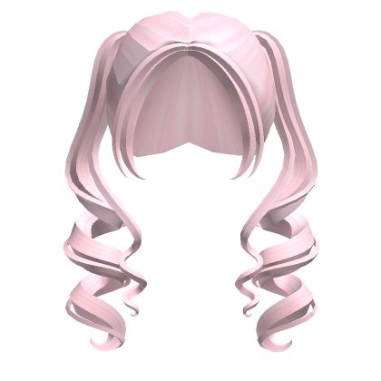 Long Flowy Pigtails In Light Pink Roblox Item Rolimon S