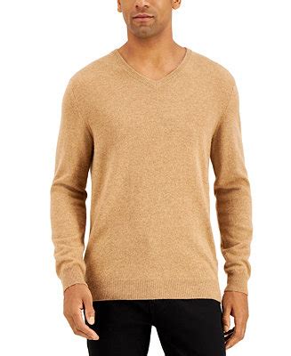 Club Room Men's V-Neck Cashmere Sweater, Created for Macy's - Macy's