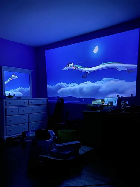 Projected spirited away onto my wall last night | Scrolller
