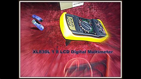 XL830L 1 8 LCD Digital Multimeter - YouTube