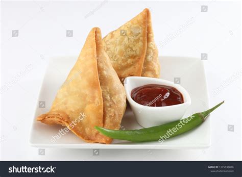 Samosa Famous Popular Indian Snack Stock Photo (Edit Now) 1375838816