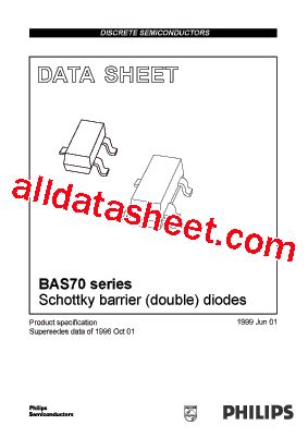 BAS70-07 Datasheet(PDF) - NXP Semiconductors