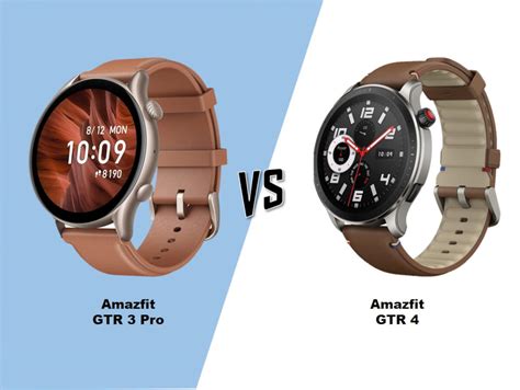 Amazfit GTR 3 Pro vs. GTR 4 im Vergleich – Lohnt die Neue? » Dein Smart ...