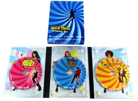 Austin Powers Collection Shagadelic Box Dvds Ma15 Pal R4 Roadshow