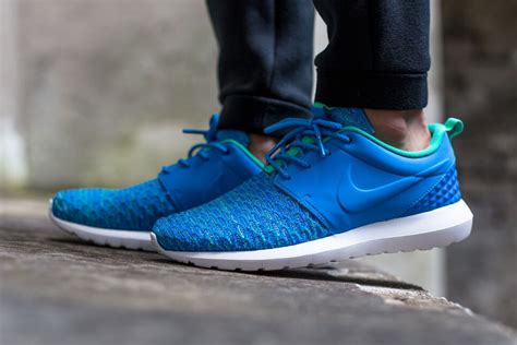 Nike Flyknit Roshe Run Prm Photo Blue Sneaker Bar Detroit