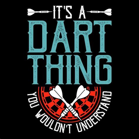 Premium Vector | Funny dart player retro vintage dart throwing t-shirt design