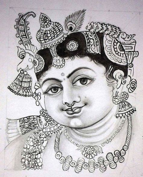 Pin By Viji Chidam On Art Sketches Indian Paintings Outline