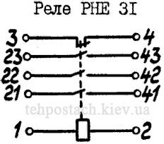 Реле рне 44 характеристики