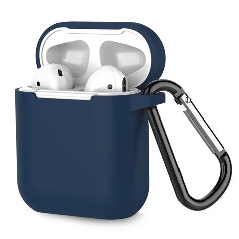 Inf Airpods Fodral Silikon Extra Stöttåligt Mörkblå Elgiganten