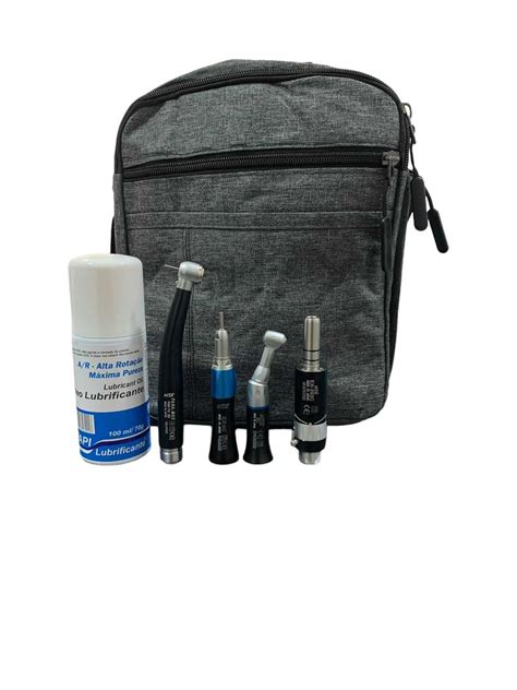 Kit Acadêmico Preto alta rotação e micro motores NSK Dental Fam