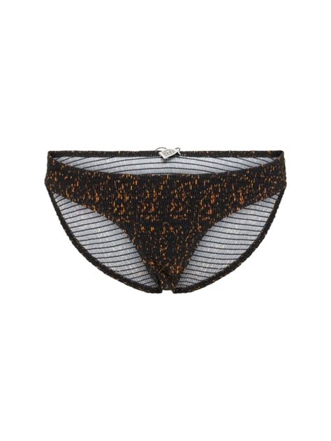 Smocked Mini Bikini Bottoms Toteme Women Luisaviaroma