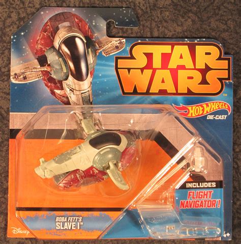 Hot Wheels Star Wars Starships Boba Fetts Slave I HOT G