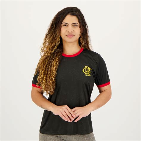 Flamengo Building Black Women Shirt Futfanatics