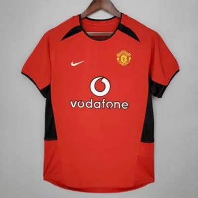 Retro Manchester United Home Football Shirt 02 04 SoccerLord