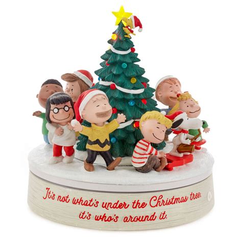 Peanuts® Gang Around The Christmas Tree Musical Tabletop Figurine With