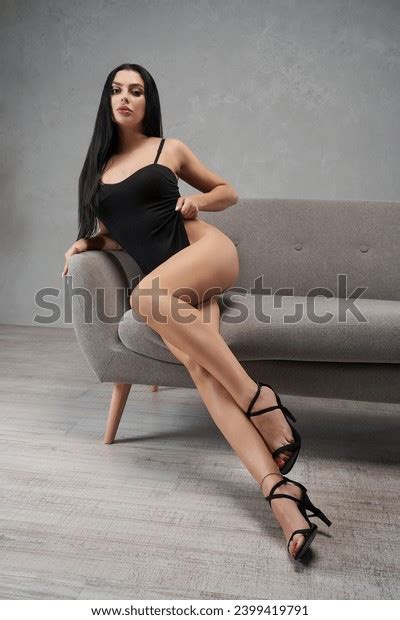 1 079 Brunette Model Wearing Black Bodysuit Royalty Free Images Stock Photos Pictures