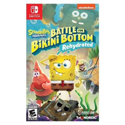 Nintendo Bob Esponja Battle For Bikini Bottom Switch Falabella