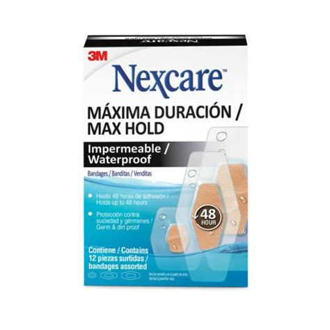 Parches Impermeables Nexcare Máxima Duración Caja de 15 unidades