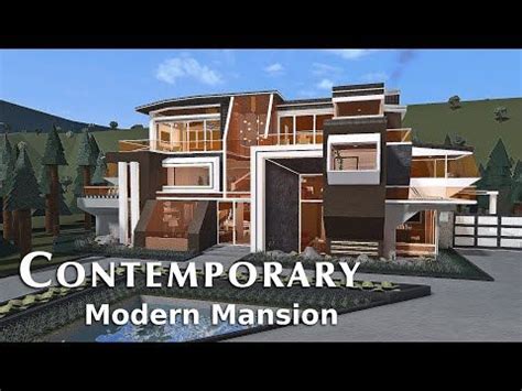 BLOXBURG: CONTEMPORARY WARM MODERN MANSION TOUR! ($465k) - YouTube ...