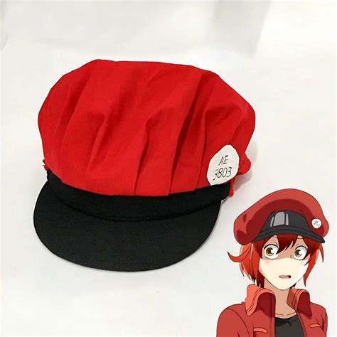 Cells At Work Red Blood Cell Cosplay Hat
