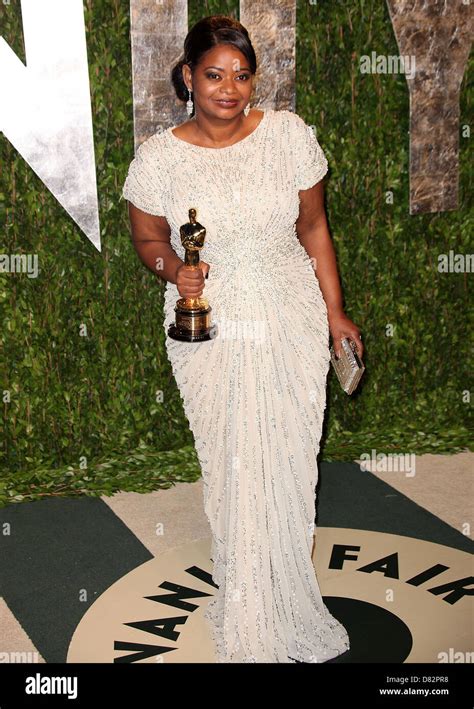 Octavia Spencer 2012 Vanity Fair Oscar Party At Sunset Tower Hotel