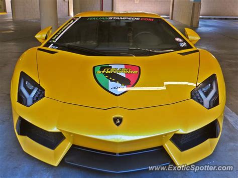 Lamborghini Aventador Spotted In Monterey California On 08 19 2013