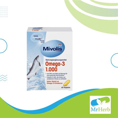 German Mivolis Omega 3 Pills Dm Mivolis Omega 3 1000 Concentration 1000 ...
