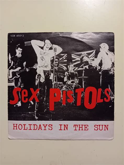 Sex Pistols Holiday In The Sun Satellite Vinyl Record 45 Turns