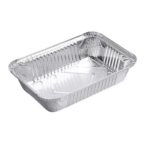 Silver Mm Thick Rectangular Disposable Aluminium Plate For Food