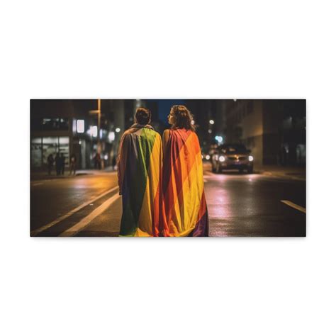 Lgbtq Pride Rainbow Flag Wall Art Decor Gay Pride Wall Art Queer Home Accessories Pride