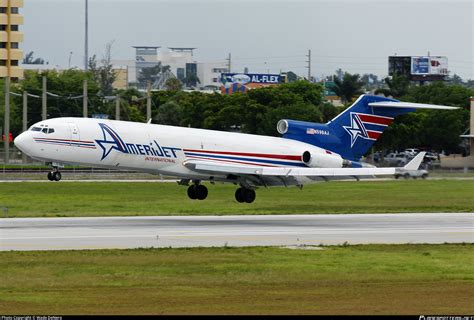 N598AJ Amerijet International Boeing 727 212 A F WL Photo By Wade