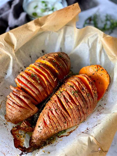 Hasselback Boniatos Asados Al Horno Maria Cosbel