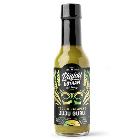 Bayou Gotham Juju Guru Tropic Jalapeño Hot Sauce 5 Oz Mild Heat Walmart