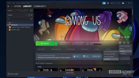 How To Fully Uninstall Games From Steam Android Authority