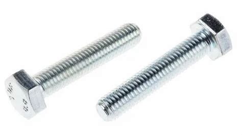 Full Mild Steel Hex Threaded Bolt For Construction Size M At Rs