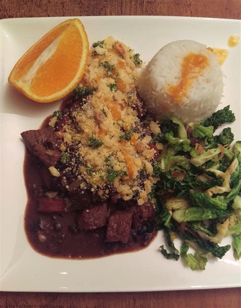 Jules Dinner Table Brazilian Feijoada With Farofa