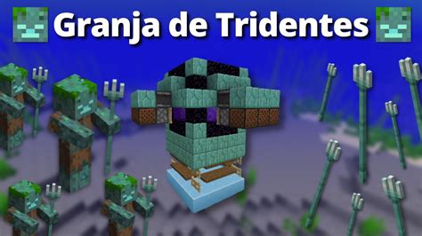 Minecraft Granja de Tridentes Muy Fácil Eficiente 1 16 Trident