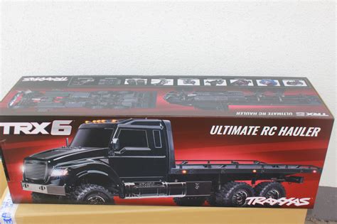 Traxxas 88086 Trx 6 Ultimate Truck 6x6 Auflieger Hauler Edition Schwarz