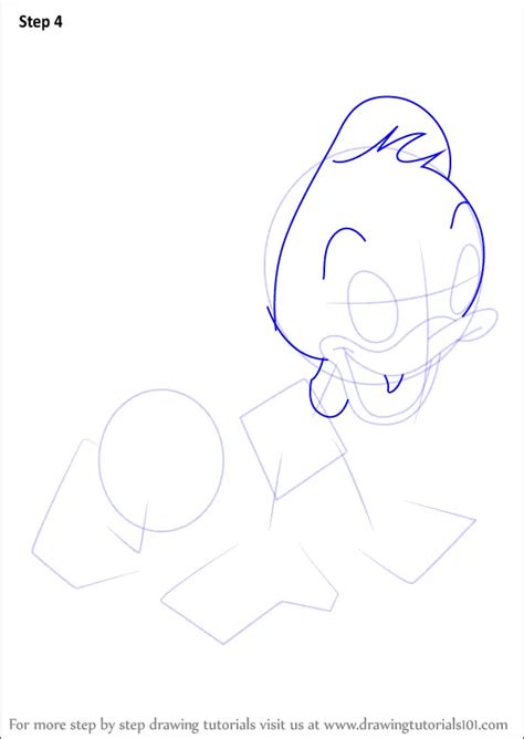 How To Draw Louie Duck From Ducktales Ducktales Step By Step