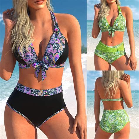 Bikini De Dos Piezas Para Mujer Traje De Ba O Sexy Para Playa Conjunto De Bikini