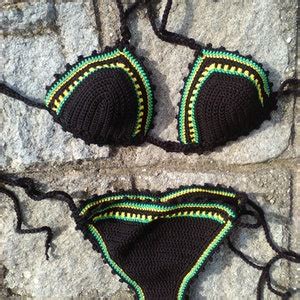Crochet Bikini Set Simone Jamaica Bikini Crochet Beachwear Crochet Swimwear Crochet Swimsuit