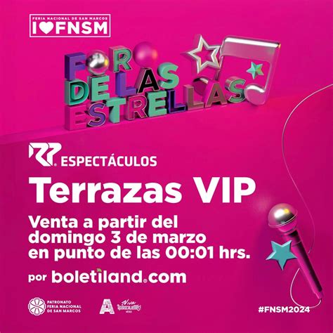 Terrazas VIP Foro de las Estrellas 2024 - Feria San Marcos