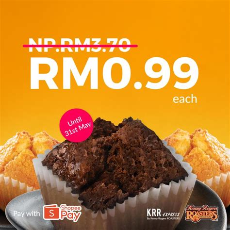 Now Till 31 May 2022 Kenny Rogers Roasters Shopee Buy 1 Free 1 Voucher