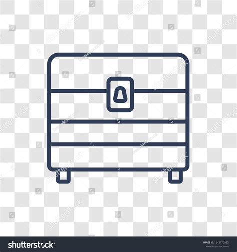 chest icon trendy linear chest logo stock vector royalty