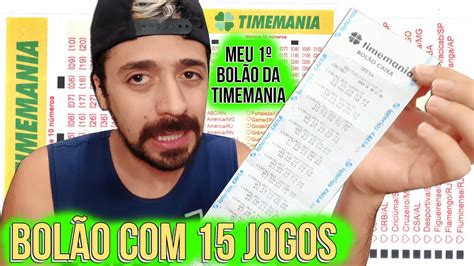 COMPREI UM BOLÃO DA TIMEMANIA PELA PRIMEIRA VEZ YouTube