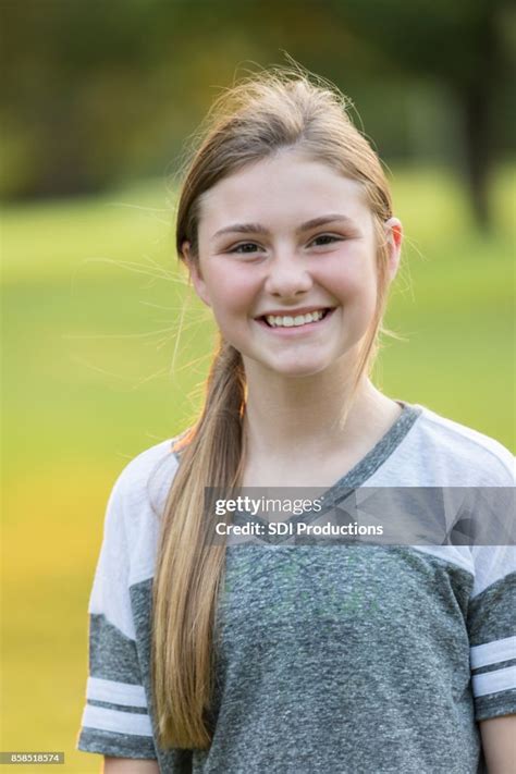 Portrait Of Beautiful Tween Girl High-Res Stock Photo - Getty Images
