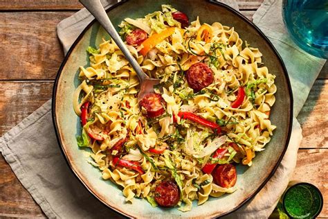 Delicious Smoked Sausage Cabbage And Noodles A Perfect Combo Smokedbyewe