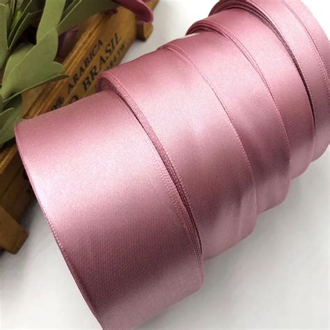 Yards Mauve Silk Satin Ribbon Wedding Party Decoration Gift Wrapping