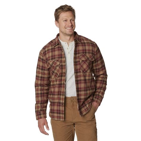 Outdoor Life Men S Flannel Shirt Jacket Plaid