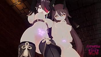 Furina X Arlecchino Fiesta Sexo En La Taberna S Cubo Xvideos